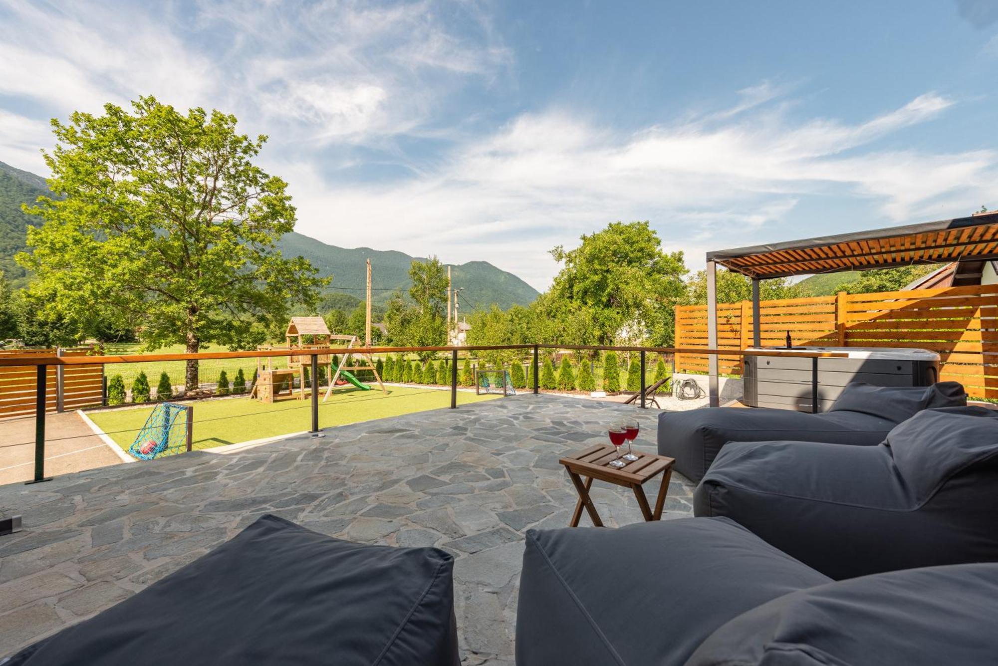 Oak House Villa Brusane Bagian luar foto